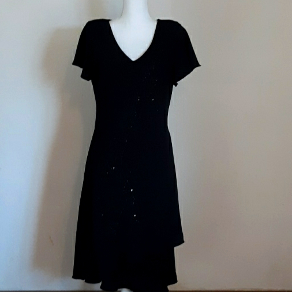 Dress with beading